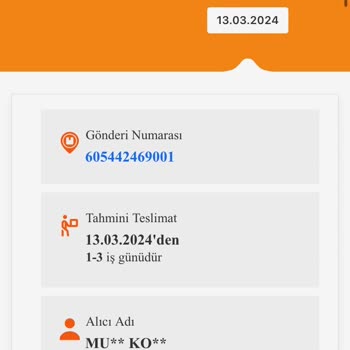 MNG Kargo Kargomu Kayıp Etti.