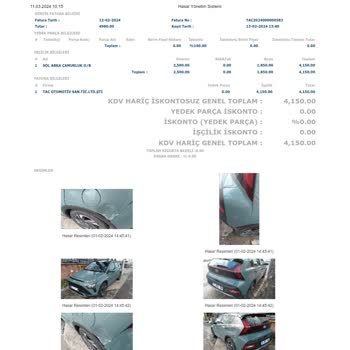 Getir Araç Kiralama Kaza Usulsüzlüğü