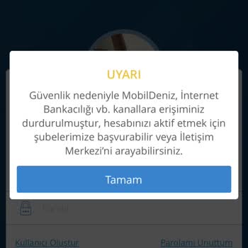 Denizbank Hesabıma Giremiyorum Neden
