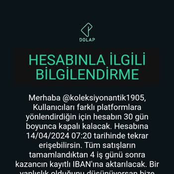 Dolap Kafasına Göre Hesabımı Kısıtlıyor Çok Komisyon Kesiyor