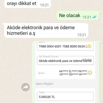 Tosla EFT Yaptığım Para Akbank Hesabından VakıfBank Hesabıma Gönderilmiyor.