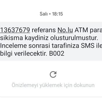 Yapı Kredi Bankası ATM'ye Param Sıkıştı Sonuç Yok