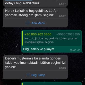 Horoz Lojistik Gelmeyen Kargo Ve Müşteri Hizmetleri