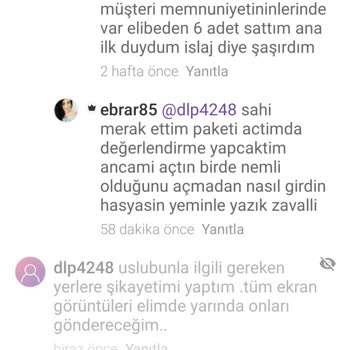 Dolap Satıcısının Hakaret Mesajları