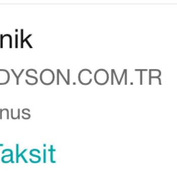 Dyson Alınan Ödeme Ama Dönüş Yapılmayan Sipariş!