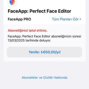Faceapp Para İadesi Gerçekleşmiyor