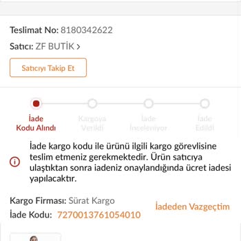 Sürat Kargo Trendyol'dan Sipariş Ettiğim Kargo Transfer Şubesinde Kayıp Oldu