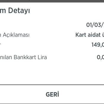 Ziraat Bankası Kart Aidat Ücreti