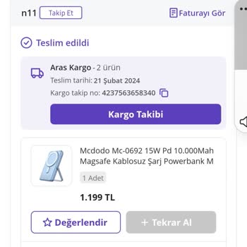 N11 Satılan Ürüne Sahip Çıkmamak
