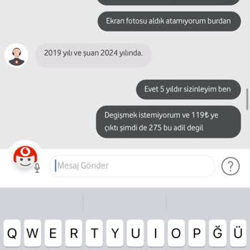 Vodafone Müşteri Anlayışı Bitmiştir