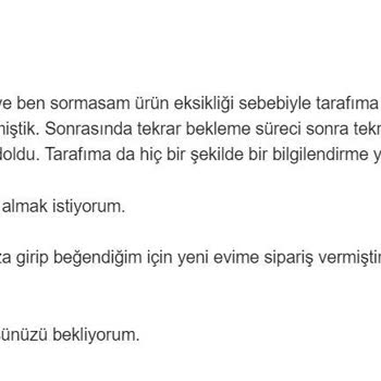 Jysk Ürün Teslimatında Yaşanan Gecikme Ve İletişim Sorunu