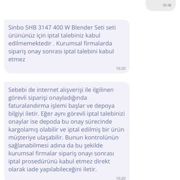 N11 İptal İade İşlemi Yapmaması