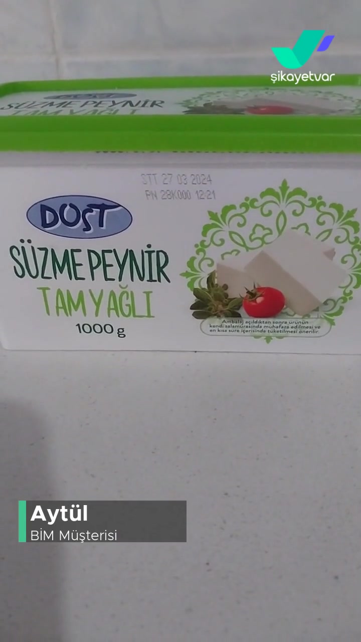 BİM Dost Peynir Küflenmesi videonun kapak resmi