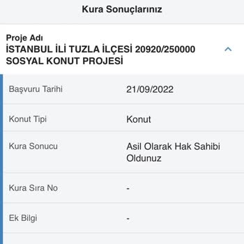 TOKİ Tuzla'da Kazandığım Sosyal Konut Hakkında Bilgi Alamıyorum