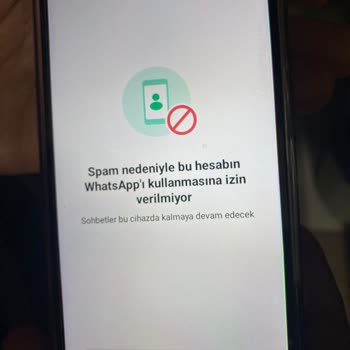 WhatsApp Kısıtlama Engel Spam