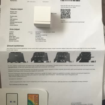 Media Markt İç Ekranı Kırık Ürün Teslim Etti.