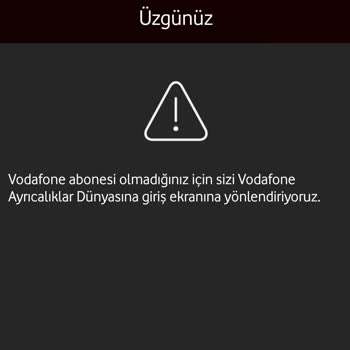 Vodafone Hat Taşıma Sorumsuzluğu