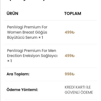 Penivagi Premium Beklenen Ürün Hüsranı