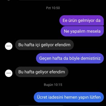 H&R Butik H&R Faturasız Satış Ve 20 Küsur Gündür Ürünü Göndermiyorlar