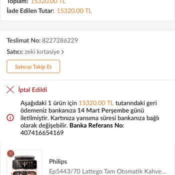 Trendyol Aldığım Makineyi Gönderemiyor...