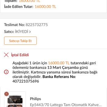 Trendyol Aldığım Makineyi Gönderemiyor...