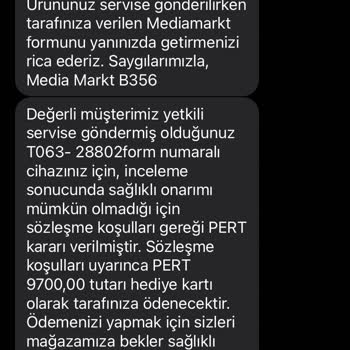 Media Markt Kasko Ödeme Saçmalığı