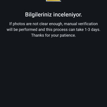 Binance TR Seviye 2 Doğrulama Basarız Demesi Ve Beni Bekletmesi