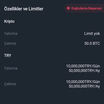 Binance TR Seviye 2 Doğrulama Basarız Demesi Ve Beni Bekletmesi