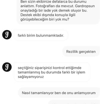 Gardrops İade Yapmıyor, "ilgili" Kimse Yardımcı Olmadı