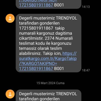 Sürat Kargo Otosansit Şubesi İşini Yapmıyor.
