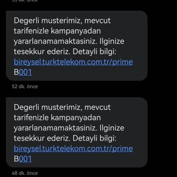 Türk Telekom Prime Tarifesi Olmama Rağmen Prime Kullanamamak...
