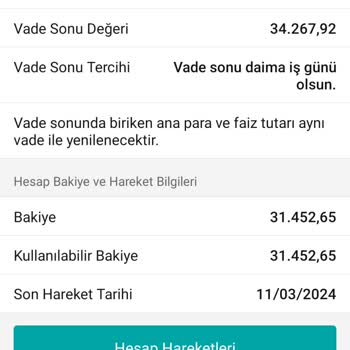 Garanti BBVA Kur Korumalı Hesabıma Faiz Yatırıldığı