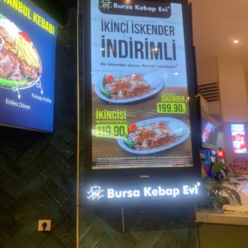 Bursa Kebap Evi Fiyasko'su Soğuk Yemek