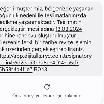 Dijital Kurye Sim Kartımı Teslim Etmiyor!