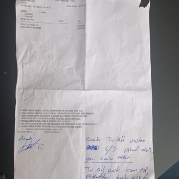 Doğtaş Kırık Ve Eksik Gelen TV Ünitesi
