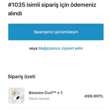 Parlakpati.com sitesinde Bounce Curl Tarak İçin Geri Dönüş Yapılmaması