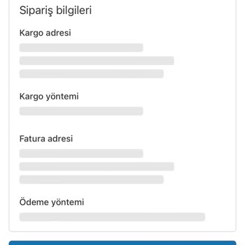 Raffine Atelier Teslim Alınmayan Ürün