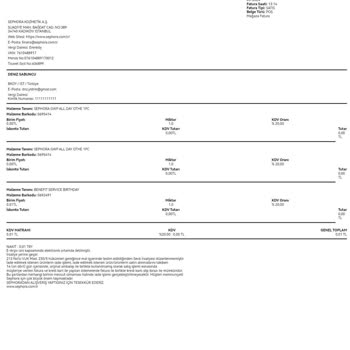 Sephora Benefit Kaş Bar Kaba Muamele