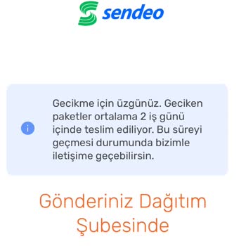 Sendeo Kargo Ürünümü Bulamıyor