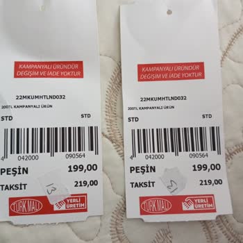 Shefoon Etiketin Altına Beden Gizlenip Standart Diye Yazılmış