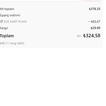 Eve Shop Ekstra Vergi Kesiyor