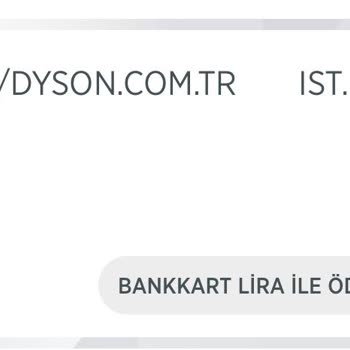 Dyson Online Ödeme Alıyor Sipariş Oluşturmuyor! 3. Kez Aynı Sorun!