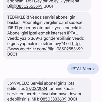 Veedz-tr.com Para İadesi İstiyorum.