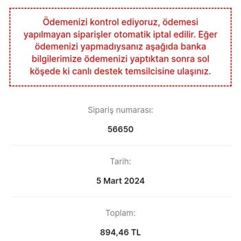 Aurakonsept Ürünü Göndermiyor. Aldatıldık