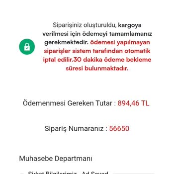 Aurakonsept Ürünü Göndermiyor. Aldatıldık
