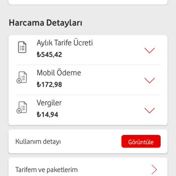 Vodafone 350 TL Tarifeden 620 TL Tarifeye Zorla Geçirildim.