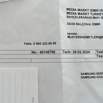 Media Markt'ın Kurumsallıktan Uzak Yaklaşımı Ve Takipsizliği