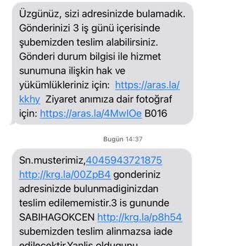 Aras Kargo'nun Bitmeyen Sıkıntıları!