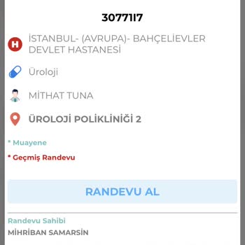 Bahçelievler Devlet Hastanesi Doktor Randevusu Ve İletişim Sorunları