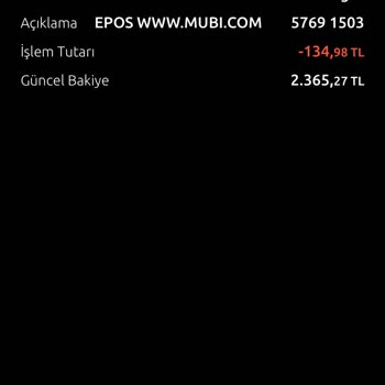 Mubi Türkiye Mubi Ücretsiz Üyelik Yalanı